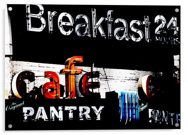 The Pantry Cafe Acrylic by Panas Wiwatpanachat