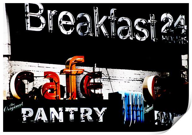The Pantry Cafe Print by Panas Wiwatpanachat