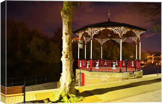 Chester Bandstand Canvas Print by Ben Welsh