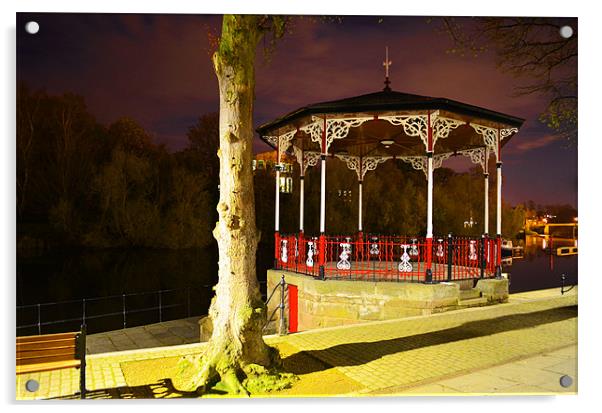 Chester Bandstand Acrylic by Ben Welsh