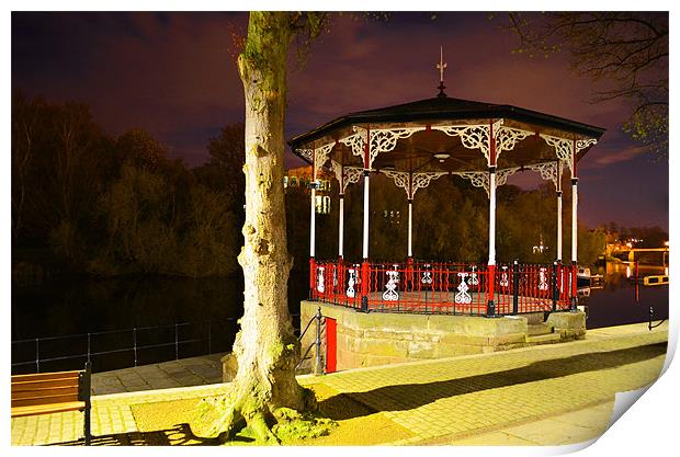 Chester Bandstand Print by Ben Welsh