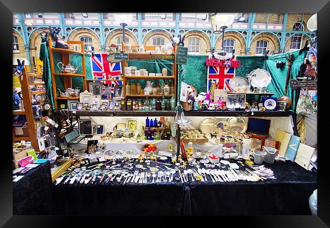 Covent Garden Apple Market Framed Print by David French