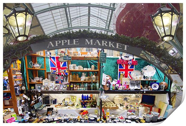 Covent Garden Apple Market Print by David French