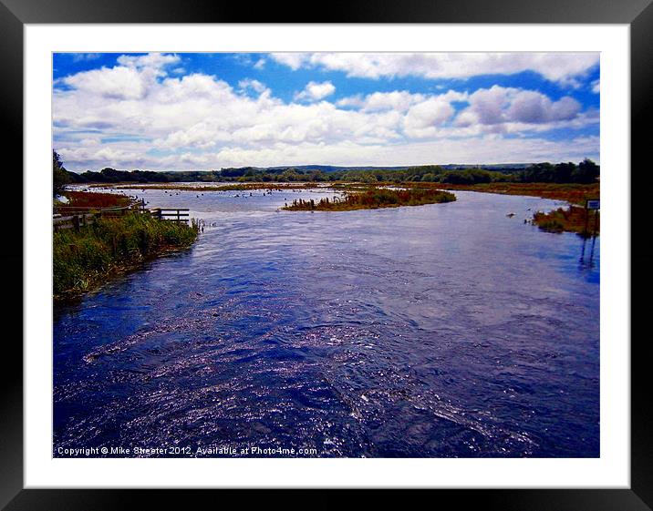 Water Water Everywhere Framed Mounted Print by Mike Streeter