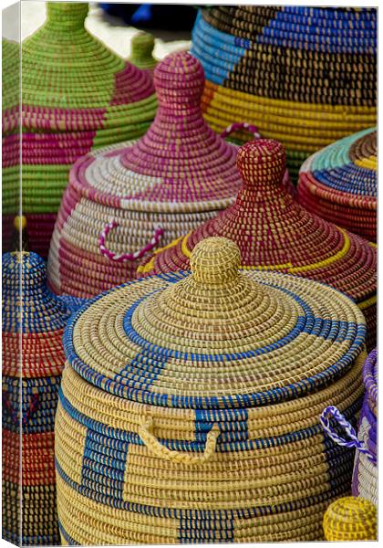 Baskets Canvas Print by Kevin Tate