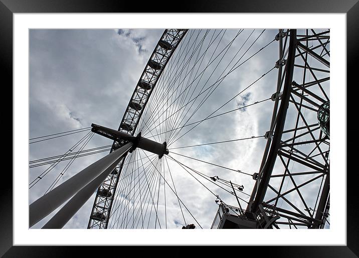 London Eye Framed Mounted Print by Tony Murtagh