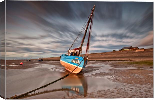 MEOLS BEACH(After Sunset) Canvas Print by raymond mcbride