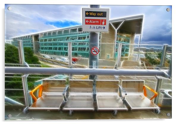 DLR Station signs Acrylic by David French