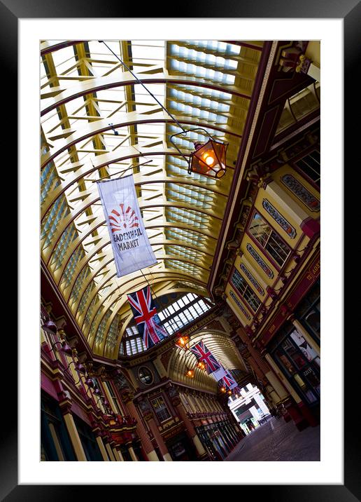 Leadenhall Market London Framed Mounted Print by David Pyatt