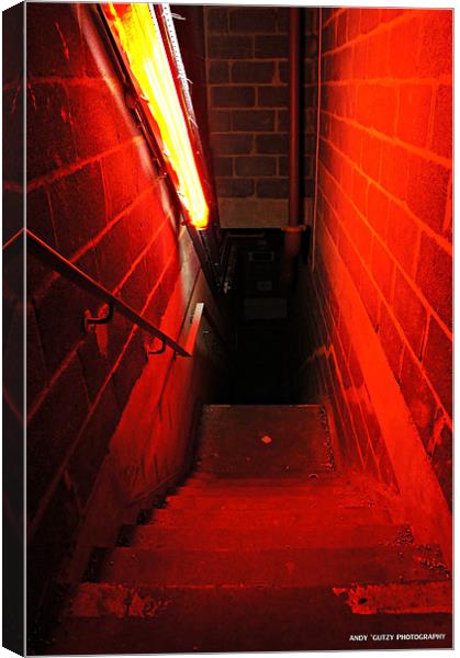 Stairway to Hell Canvas Print by Andy Pilcher