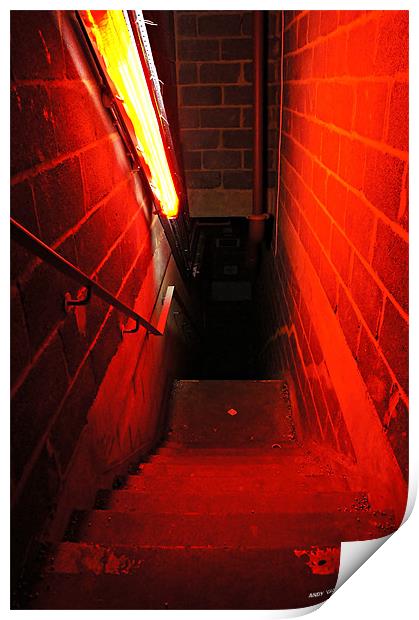 Stairway to Hell Print by Andy Pilcher