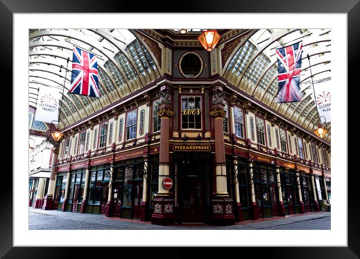 Leadenhall Market London Framed Mounted Print by David Pyatt