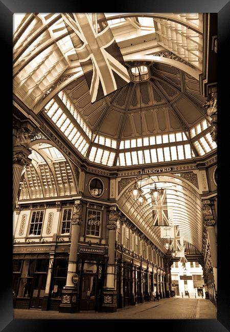 Leadenhall Market London Framed Print by David Pyatt