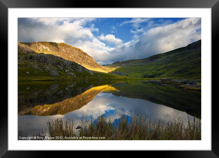 Cwmorthin - A fishermans view Framed Mounted Print by Rory Trappe