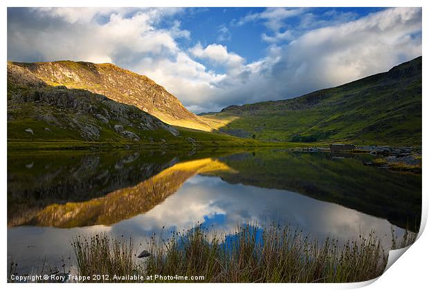 Cwmorthin - A fishermans view Print by Rory Trappe