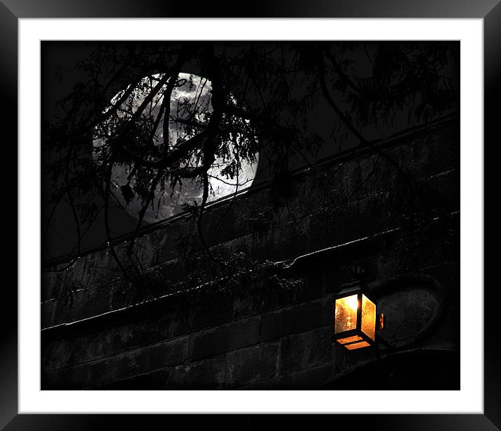 Moon-LIGHT Framed Mounted Print by Loren Robbins