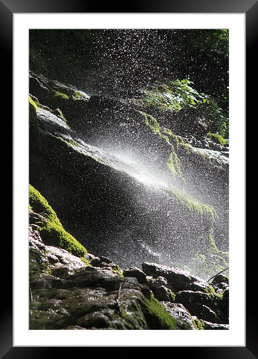 Cascade of Herisson Framed Mounted Print by Nick Fulford