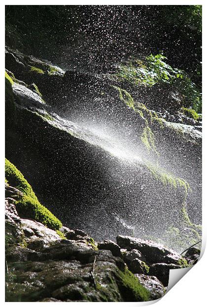 Cascade of Herisson Print by Nick Fulford