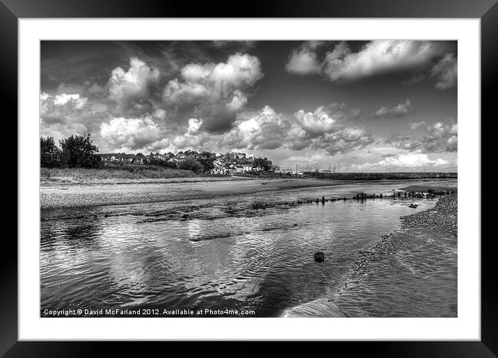 Margy River, Ballycastle Framed Mounted Print by David McFarland