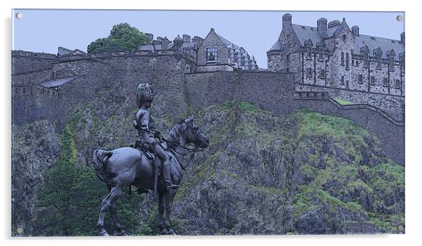 My Edinburgh Acrylic by Julie Ormiston