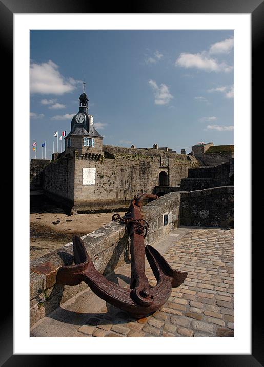 Concarneau Brittany France Framed Mounted Print by Simon Armstrong