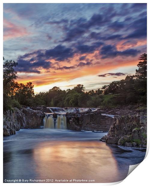 Low Force Sunset Print by Gary Richardson