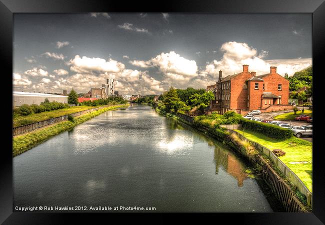 River Orwell at Ipswich Framed Print by Rob Hawkins