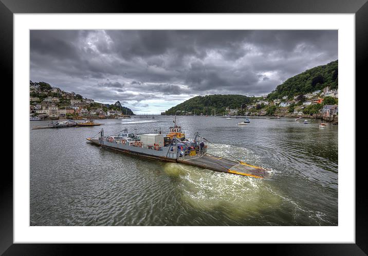 Dartmouth to Kingswear Ferry Framed Mounted Print by Mike Gorton