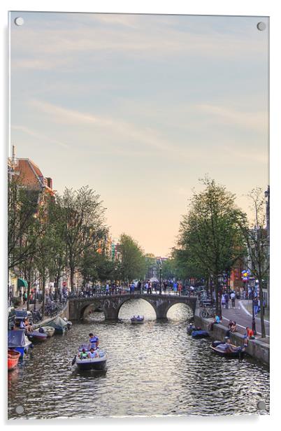 A calm day in Amsterdam Acrylic by Kieran Brimson