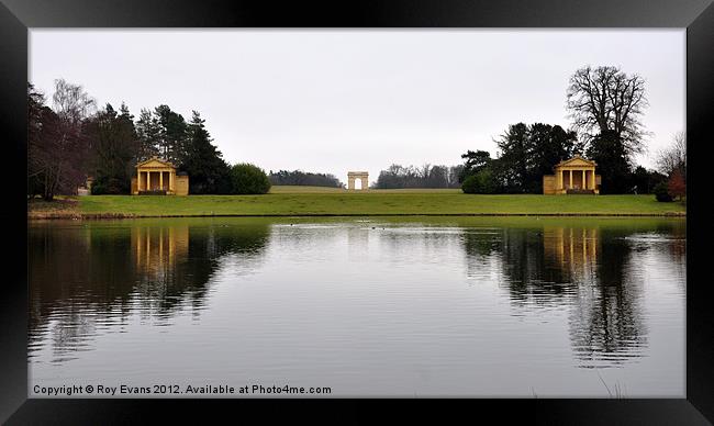A view from stow Framed Print by Roy Evans