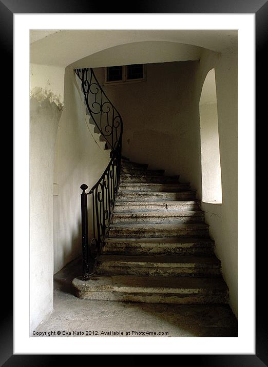 Stairs Framed Mounted Print by Eva Kato
