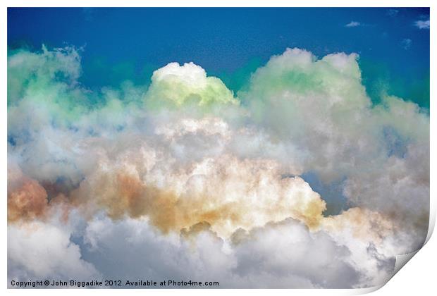Colourful Clouds Print by John Biggadike
