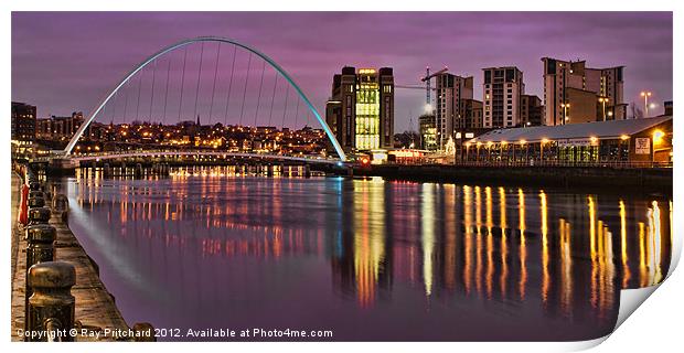 Early Morning inNewcastle Print by Ray Pritchard