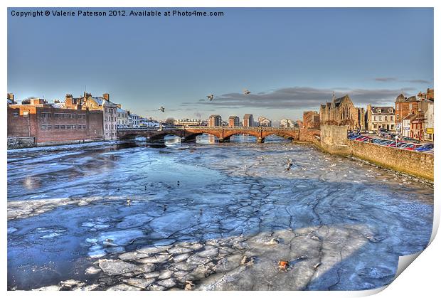 Frozen Waters Print by Valerie Paterson