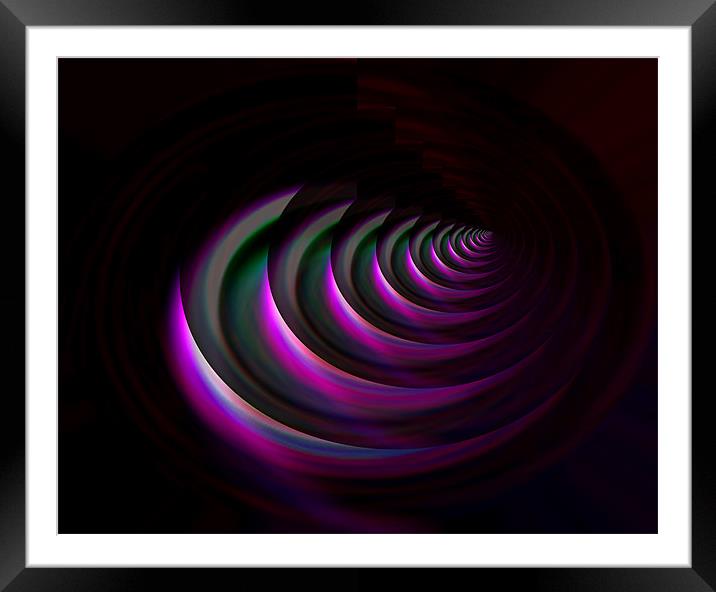 Whirlwind Framed Mounted Print by Barbara Schafer