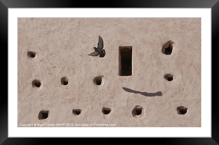 Marrakech city wall Framed Mounted Print by Creative Photography Wales