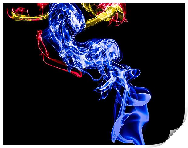 Smoke Art Print by Andrew Ley