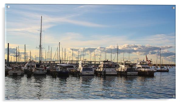 Williamstown Melbourne Australia Acrylic by Matthew Burniston