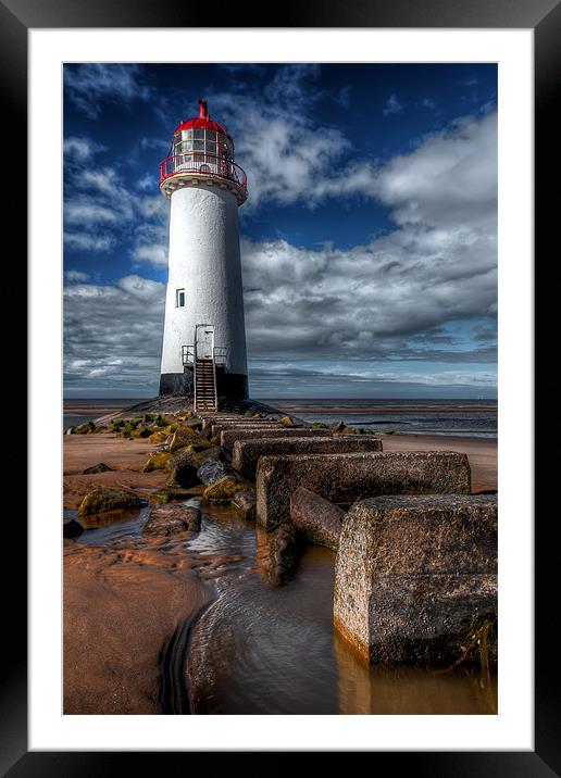 Talacre Light House Framed Mounted Print by Adrian Evans
