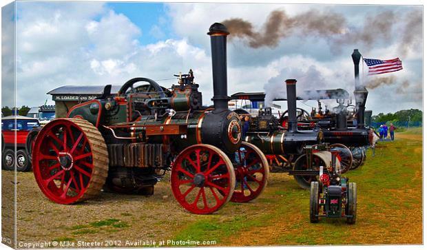 Old Timers Canvas Print by Mike Streeter