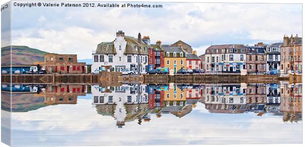 Millport Town Canvas Print by Valerie Paterson