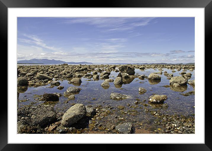 Rocky Scottish Beach Framed Mounted Print by Buster Brown