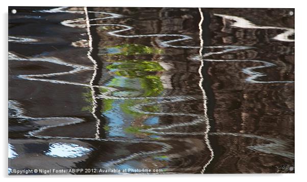 Canal reflection Acrylic by Creative Photography Wales