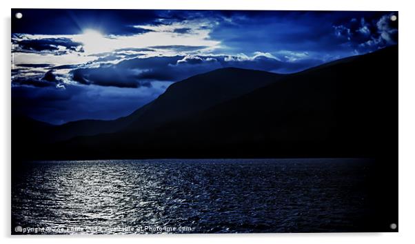 Sunset over Loch Linnhe near Fort William, Scotlan Acrylic by Zoe Ferrie