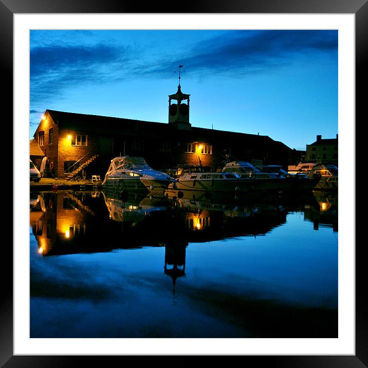 Warehouse at Stourport Basin Framed Mounted Print by graham young