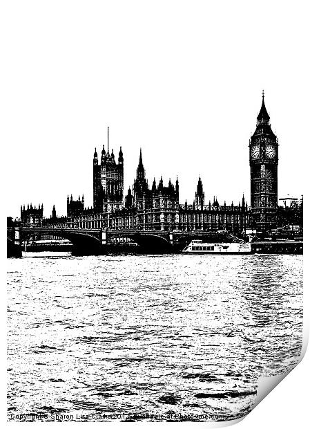 Parliament Print by Sharon Lisa Clarke