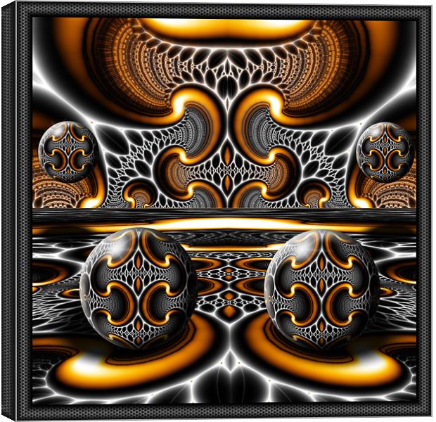 Temporal Chamber Canvas Print by Louise Wagstaff