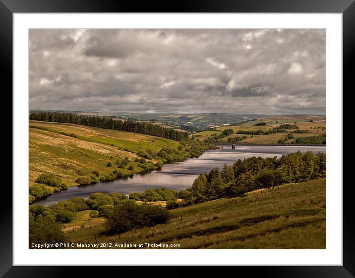 Brecon Beacons landscape Framed Mounted Print by Phil Benedict