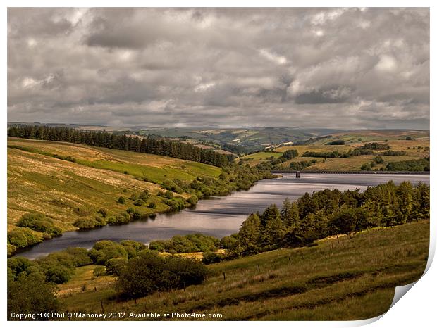 Brecon Beacons landscape Print by Phil Benedict