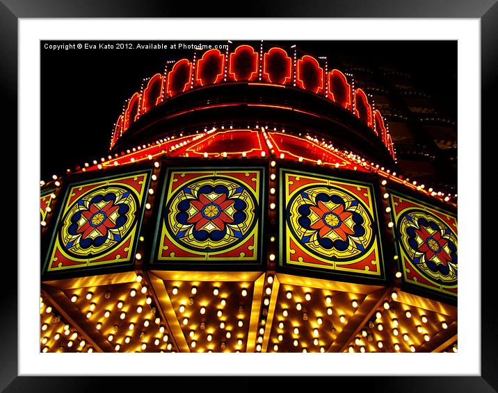 Night Life Framed Mounted Print by Eva Kato